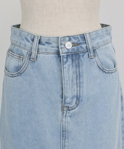 BLUEEAST(ブルーイースト)の「センタースリットハイウエストデニムスカート(デニムスカート・レディース・ネイビー/ブルー・MEDIUM)」の21枚目の写真