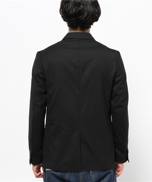 URBAN RESEARCH（アーバンリサーチ）の「UR ウールギャバ2Bジャケット（テーラードジャケット・メンズ・ブラック/チャコールグレー・MEDIUM/LARGE）」の7枚目の写真