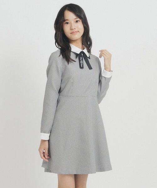 PINK-latte（ピンクラテ）の「◆【オケージョン・フォーマル】衿付きワンピース（ワンピース・キッズ・グレー/グリーン系その他3/ブラック系7・16/15 /02）」の21枚目の写真