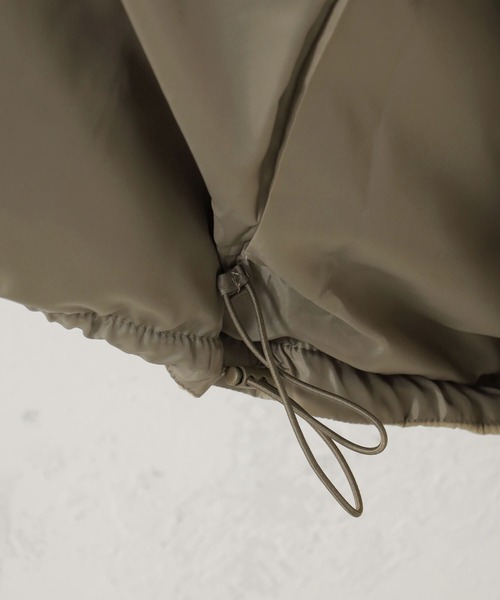 FOUND GOOD（ファウンドグッド）の「スタンドボアブルゾン（ブルゾン・レディース・アイボリー/グレー系8/パープル系5/グリーン系8・S/M/L）」の15枚目の写真