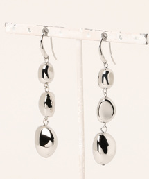 ROPE' | 3連ボールパーツフックピアス(ピアス（両耳用）)