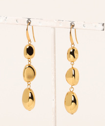 ROPE' | 3連ボールパーツフックピアス(ピアス（両耳用）)