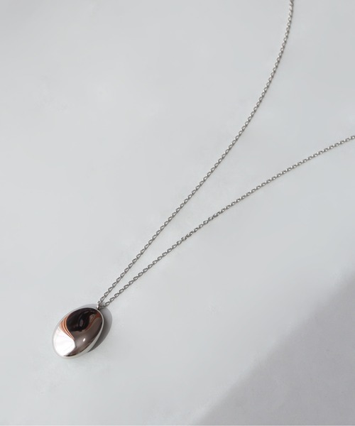 金属アレルギー対応「ieLS」ステンレス オーバルトップロングネックレス（ネックレス）｜ieLS（イエルズ）