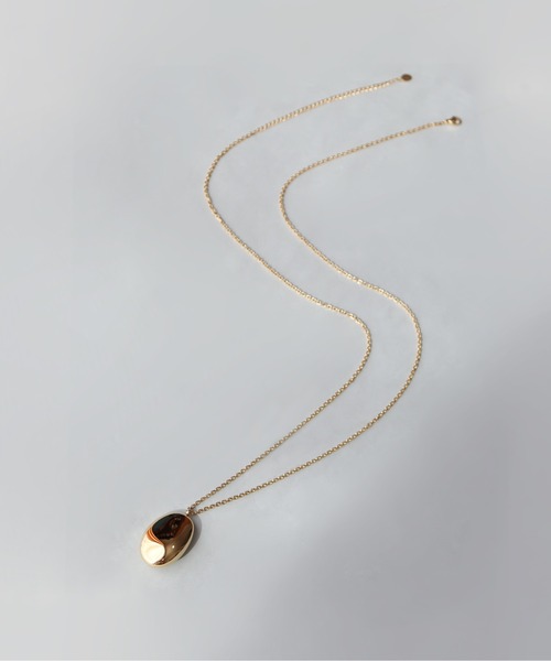 金属アレルギー対応「ieLS」ステンレス オーバルトップロングネックレス（ネックレス）｜ieLS（イエルズ）