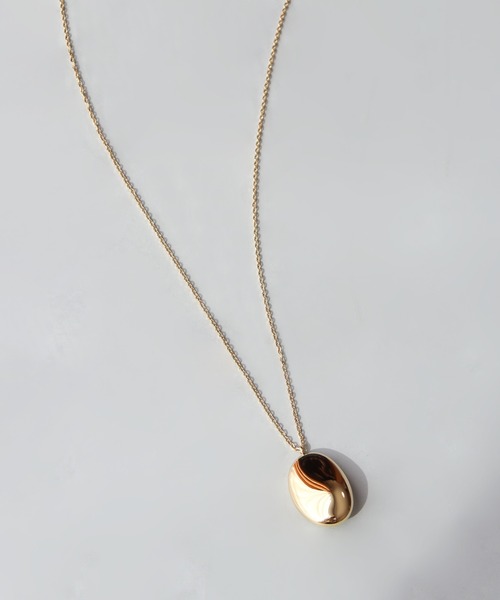 金属アレルギー対応「ieLS」ステンレス オーバルトップロングネックレス（ネックレス）｜ieLS（イエルズ）