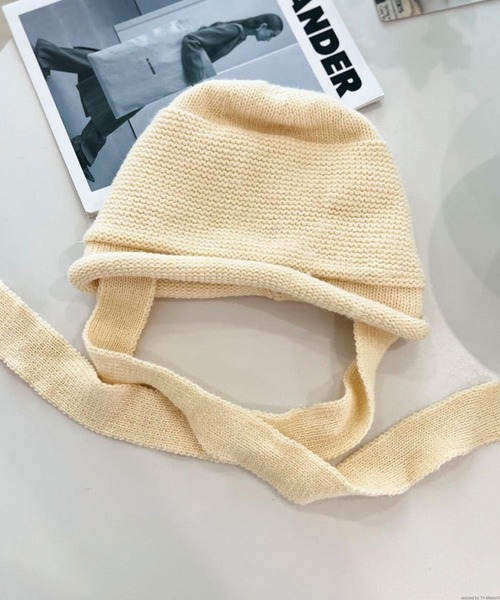 セール】pur chouchou/リボン ニット帽 P4392（ニットキャップ