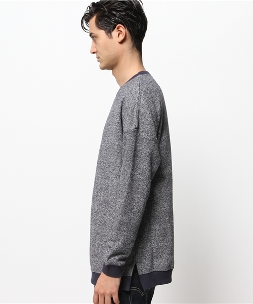 WHO'S WHO gallery（フーズフーギャラリー）の「【GIGGER】ブークレBIGクルースウェット（スウェット・メンズ・ネイビー/グレー/ブラック・MEDIUM/LARGE）」の5枚目の写真