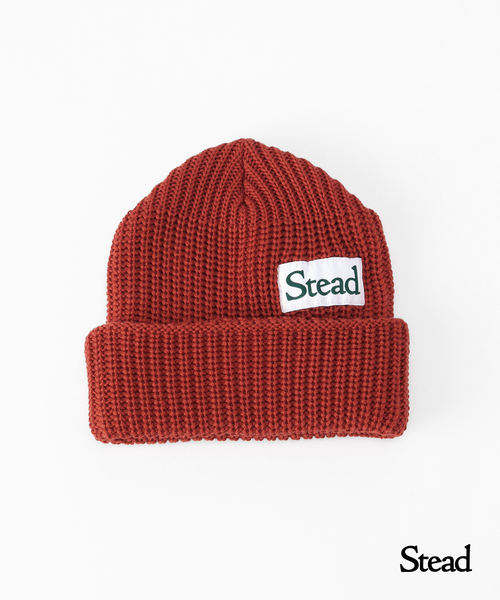 JOURNAL STANDARD J.S HOMESTEAD(ジャーナルスタンダードホームステッド)の「J.S.Homestead / Stead ボリュームアップ ウォッチキャップ(ニットキャップ/ビーニー・メンズ・ネイビー/オレンジ/ブラック・FREE)」の3枚目の写真