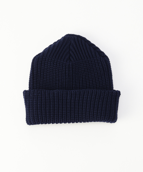 JOURNAL STANDARD J.S HOMESTEAD(ジャーナルスタンダードホームステッド)の「J.S.Homestead / Stead ボリュームアップ ウォッチキャップ(ニットキャップ/ビーニー・メンズ・ネイビー/オレンジ/ブラック・FREE)」の4枚目の写真