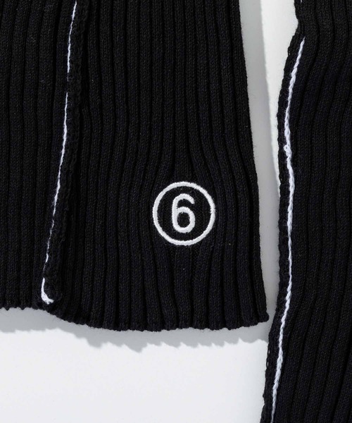 MM6 Maison Margiela（ｴﾑｴﾑｼｯｸｽ ﾒｿﾞﾝ ﾏﾙｼﾞｪﾗ）の「MM6 Maison Margiela(エムエムシックス メゾン マルジェラ)Kids & Junior セーターニットウェア（ニット/セーター・キッズ・ホワイト/ブラック・12Y/14Y/16Y）」の4枚目の写真