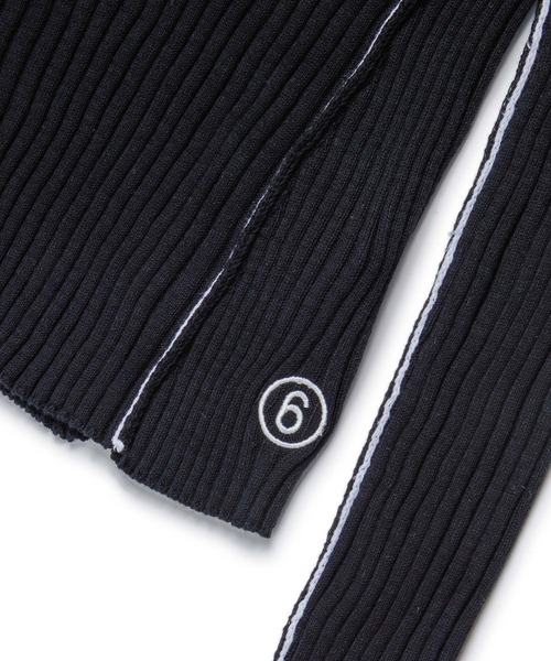 MM6 Maison Margiela（ｴﾑｴﾑｼｯｸｽ ﾒｿﾞﾝ ﾏﾙｼﾞｪﾗ）の「MM6 Maison Margiela(エムエムシックス メゾン マルジェラ)Kids & Junior セーターニットウェア（ニット/セーター・キッズ・ホワイト/ブラック・12Y/14Y/16Y）」の11枚目の写真