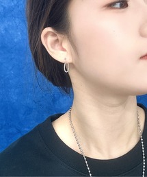 Burner | 【OKUOKU　0909】ダブルリング デザインピアス 両耳用　 oku-pierce-649382310969-5 Nn【RBN】(ピアス（両耳用）)