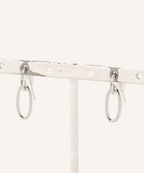 Burner（バーナー）の「【OKUOKU　0909】ダブルリング デザインピアス 両耳用　 oku-pierce-649382310969-5 Nn【RBN】（ピアス（両耳用）・レディース・シルバー/ゴールド・FREE）」の13枚目の写真