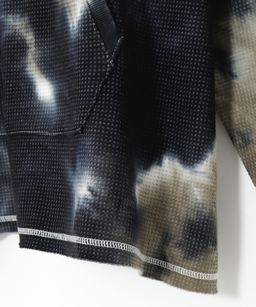 チャイハネ（チャイハネ）の「【チャイハネ】シュナダイMEN'Sワッフルパーカー（パーカー・メンズ・ブラック/パープル/イエロー・FREE）」の6枚目の写真