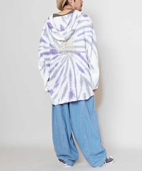 チャイハネ（チャイハネ）の「【チャイハネ】シュナダイMEN'Sワッフルパーカー（パーカー・メンズ・ブラック/パープル/イエロー・FREE）」の14枚目の写真