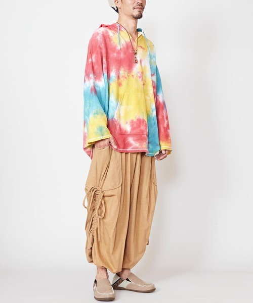 チャイハネ（チャイハネ）の「【チャイハネ】シュナダイMEN'Sワッフルパーカー（パーカー・メンズ・ブラック/パープル/イエロー・FREE）」の20枚目の写真