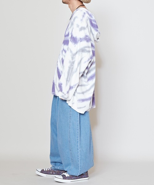 チャイハネ（チャイハネ）の「【チャイハネ】シュナダイMEN'Sワッフルパーカー（パーカー・メンズ・ブラック/パープル/イエロー・FREE）」の13枚目の写真