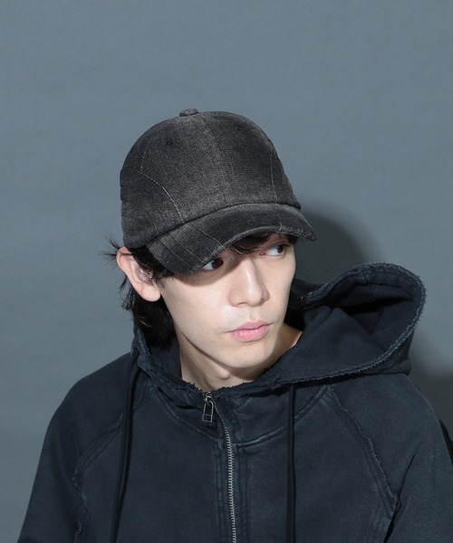 HARE(ハレ)の「サイドラインキャップ(HARE)(キャップ・メンズ・ブラック系その他/ブラック系その他2・FREE)」の2枚目の写真