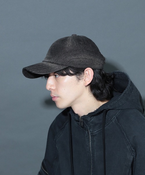 HARE(ハレ)の「サイドラインキャップ(HARE)(キャップ・メンズ・ブラック系その他/ブラック系その他2・FREE)」の3枚目の写真