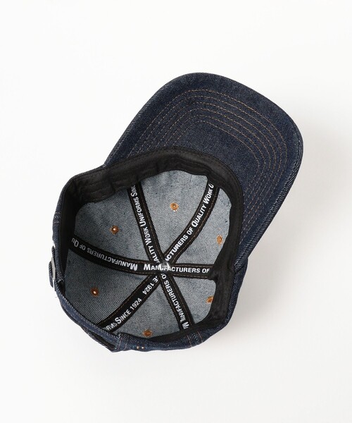 UNIVERSAL OVERALL(ユニバーサルオーバーオール)の「【別注】UNIVERSAL OVERALL / デニムキャップ(キャップ・メンズ・ブラック/ブルー・ONE SIZE)」の8枚目の写真