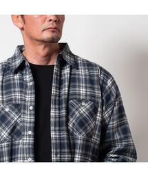 BAYBLO（ベイブロ）の「(SA) 裏ボア ワイド ビエラ チェックシャツ ジャケット（シャツ/ブラウス）」