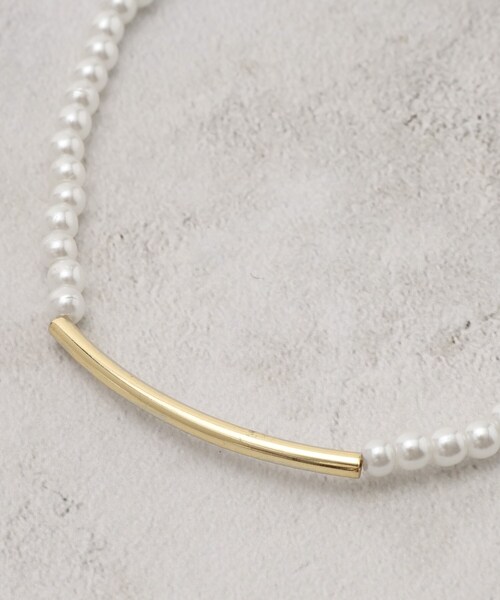 grove（グローブ）の「フェイクパールゴムブレスレット【2本セット/入卒対応可】（ブレスレット・レディース・ホワイト・00）」の6枚目の写真