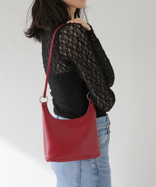 B.C STOCK（ベーセーストック）の「2WAYミニBAG（ショルダーバッグ・レディース・ベージュ/ブラック/レッド・FREE）」の14枚目の写真