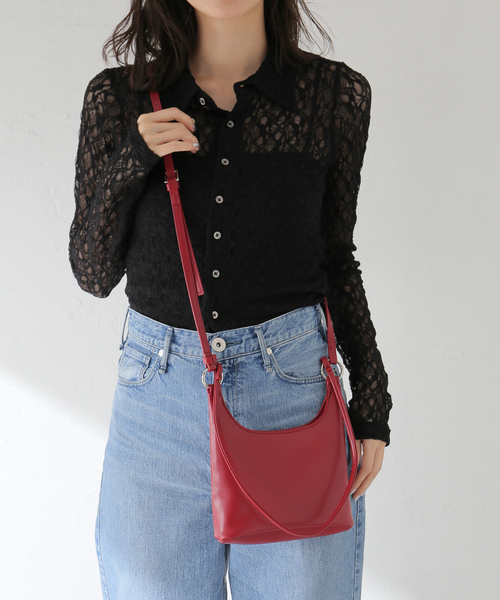 B.C STOCK（ベーセーストック）の「2WAYミニBAG（ショルダーバッグ・レディース・ベージュ/ブラック/レッド・FREE）」の15枚目の写真