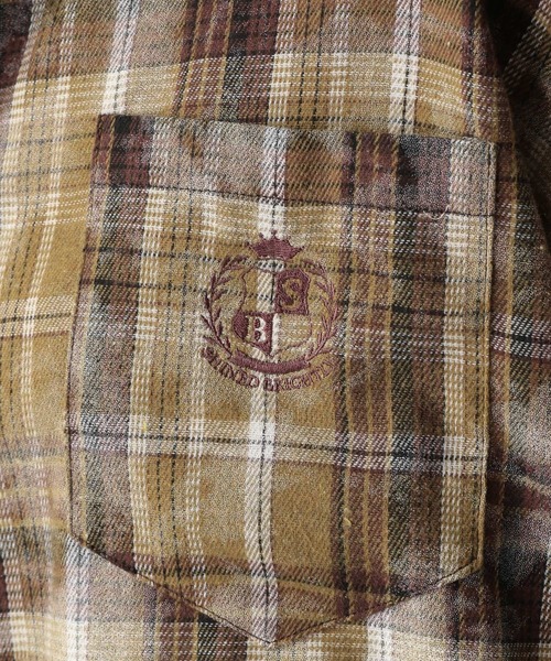 FOREVER 21（フォーエバー トゥエンティーワン）の「【2025SS】ヴィンテージライクチェックオーバーシャツ（シャツ/ブラウス・レディース・イエロー/ネイビー/グレー・FREE）」の12枚目の写真