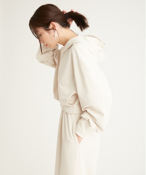 emmi（エミ）の「パーカー×ベアオールインワンセット（つなぎ/オールインワン・レディース・ブラック/ライトベージュ/グレー・0/1）」の11枚目の写真