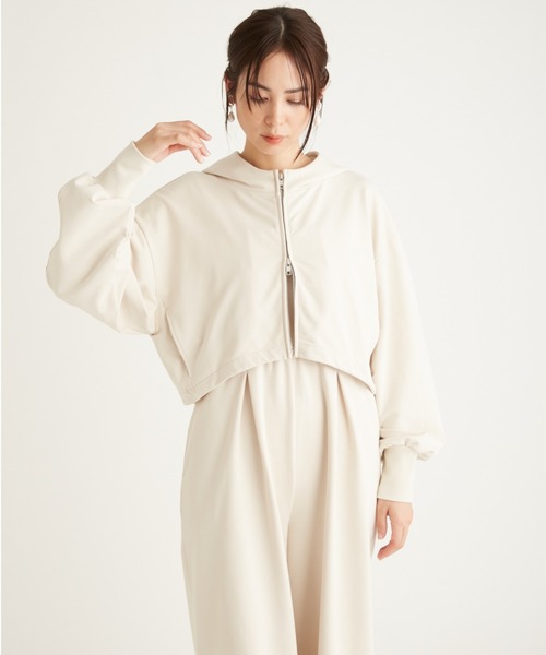 emmi（エミ）の「パーカー×ベアオールインワンセット（つなぎ/オールインワン・レディース・ブラック/ライトベージュ/グレー・0/1）」の15枚目の写真