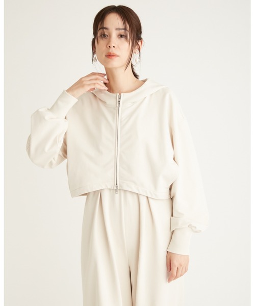 emmi（エミ）の「パーカー×ベアオールインワンセット（つなぎ/オールインワン・レディース・ブラック/ライトベージュ/グレー・0/1）」の10枚目の写真