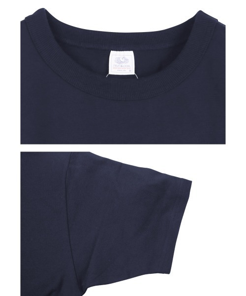 FRUIT OF THE LOOM(フルーツオブザルーム)の「FRUIT OF THE LOOM フルーツオブザルーム FTL ヘビーオンス 半袖 Tシャツ(Tシャツ/カットソー・メンズ・チャコールグレー/ネイビー/ホワイト・XX-LARGE)」の6枚目の写真