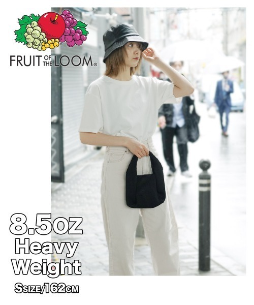 FRUIT OF THE LOOM(フルーツオブザルーム)の「FRUIT OF THE LOOM フルーツオブザルーム FTL ヘビーオンス 半袖 Tシャツ(Tシャツ/カットソー・メンズ・チャコールグレー/ネイビー/ホワイト・XX-LARGE)」の4枚目の写真