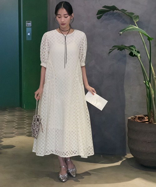 セール】【forksy.】【オケージョン対応】総レース サイド