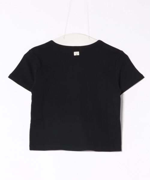 BILLABONG(ビラボン)の「BILLABONG/ビラボン ミニTシャツ BF013-U01(Tシャツ/カットソー・レディース・パープル/ブラック×ホワイト/ホワイト×ブラック・L/M)」の4枚目の写真