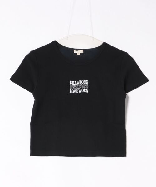 BILLABONG(ビラボン)の「BILLABONG/ビラボン ミニTシャツ BF013-U01(Tシャツ/カットソー・レディース・パープル/ブラック×ホワイト/ホワイト×ブラック・L/M)」の15枚目の写真