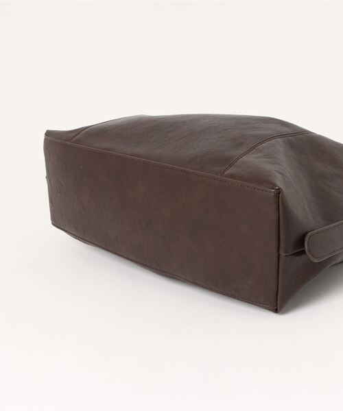 セール】an meets zakka 合成皮革レトロスクエアショルダーバッグ