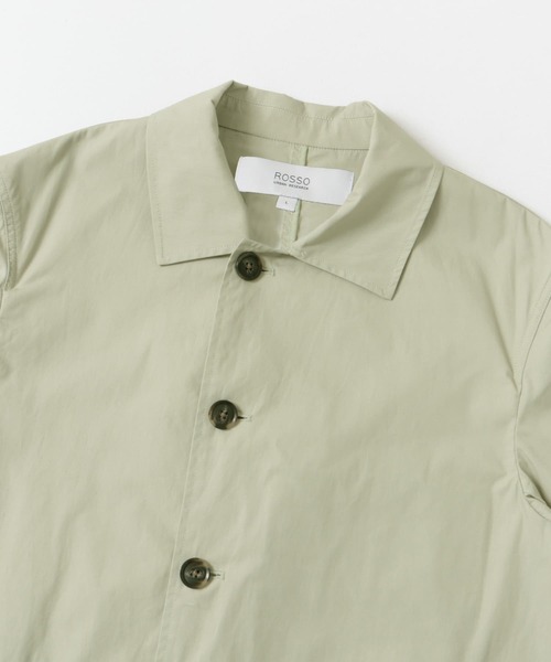 URBAN RESEARCH ROSSO MEN（アーバンリサーチロッソメン）の「『撥水』『XLサイズあり』タイプライタースプリングコート（ステンカラーコート・メンズ・グレー/ベージュ/グリーン系その他/ブルー系その他/ブルー/ブラック・MEDIUM/SMALL/X-LARGE/LARGE）」の20枚目の写真