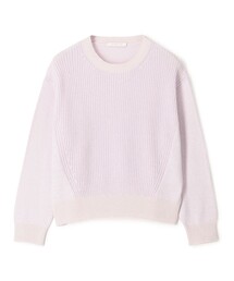パステルムリネ クルーネックプルオーバー