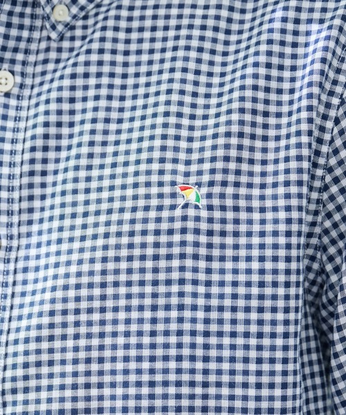 Arnold Palmer(アーノルドパーマー)の「EVERY DAY ギンガムチェック シェア シャツ(シャツ/ブラウス・レディース・ブルー/ネイビー/ブラック・LL/L/M/S)」の7枚目の写真