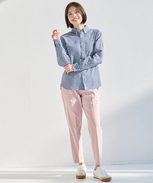 Arnold Palmer(アーノルドパーマー)の「EVERY DAY ギンガムチェック シェア シャツ(シャツ/ブラウス・レディース・ブルー/ネイビー/ブラック・LL/L/M/S)」の11枚目の写真