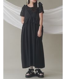 merry jenny | サテンリボンジャンパーワンピース(ワンピース)