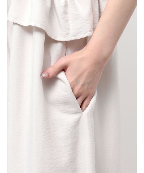 merry jenny（メリージェニー）の「サテンリボンジャンパーワンピース（ワンピース・レディース・ブラック/オフホワイト・FREE）」の19枚目の写真