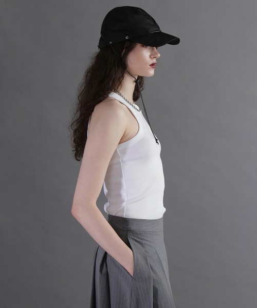 ROSE BUD（ローズバッド）の「アメスリタンクトップ（タンクトップ・レディース・ホワイト/ブラック/バーガンディー・ONE SIZE）」の10枚目の写真