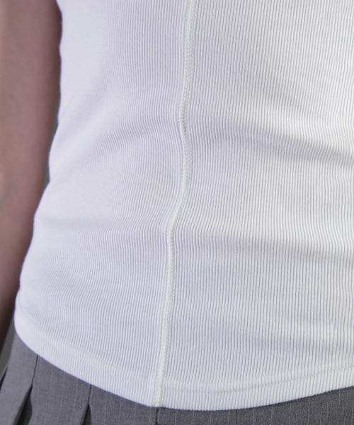 ROSE BUD（ローズバッド）の「アメスリタンクトップ（タンクトップ・レディース・ホワイト/ブラック/バーガンディー・ONE SIZE）」の13枚目の写真