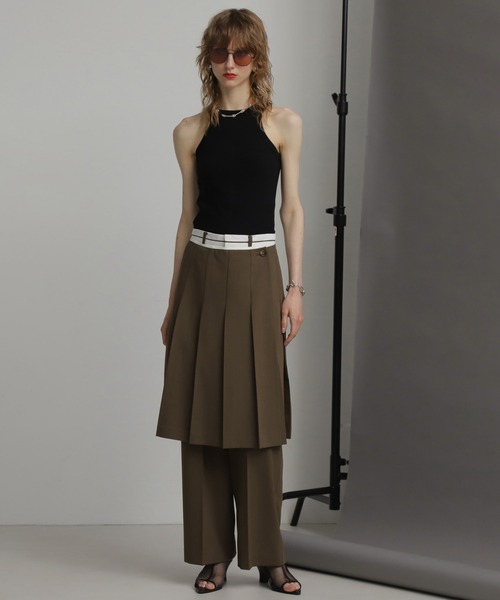 ROSE BUD（ローズバッド）の「アメスリタンクトップ（タンクトップ・レディース・ホワイト/ブラック/バーガンディー・ONE SIZE）」の16枚目の写真