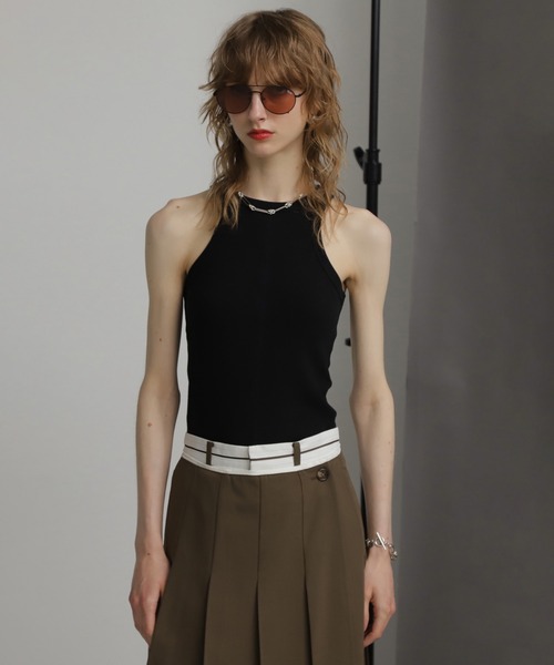 ROSE BUD（ローズバッド）の「アメスリタンクトップ（タンクトップ・レディース・ホワイト/ブラック/バーガンディー・ONE SIZE）」の19枚目の写真