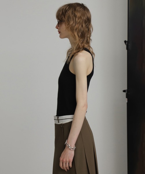 ROSE BUD（ローズバッド）の「アメスリタンクトップ（タンクトップ・レディース・ホワイト/ブラック/バーガンディー・ONE SIZE）」の20枚目の写真