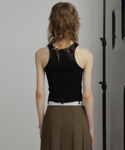 ROSE BUD（ローズバッド）の「アメスリタンクトップ（タンクトップ・レディース・ホワイト/ブラック/バーガンディー・ONE SIZE）」の21枚目の写真